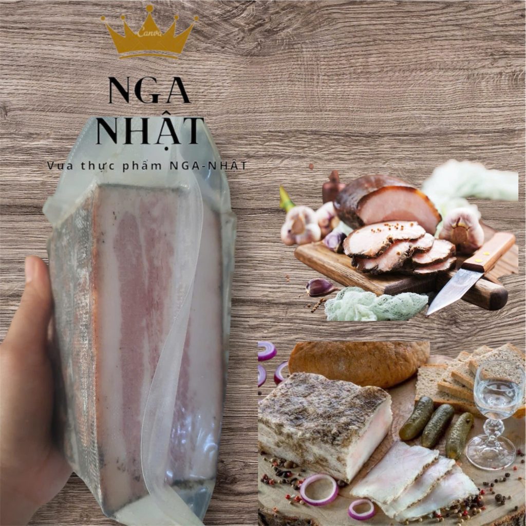salo nga thịt nguội món ăn đặc sản nga